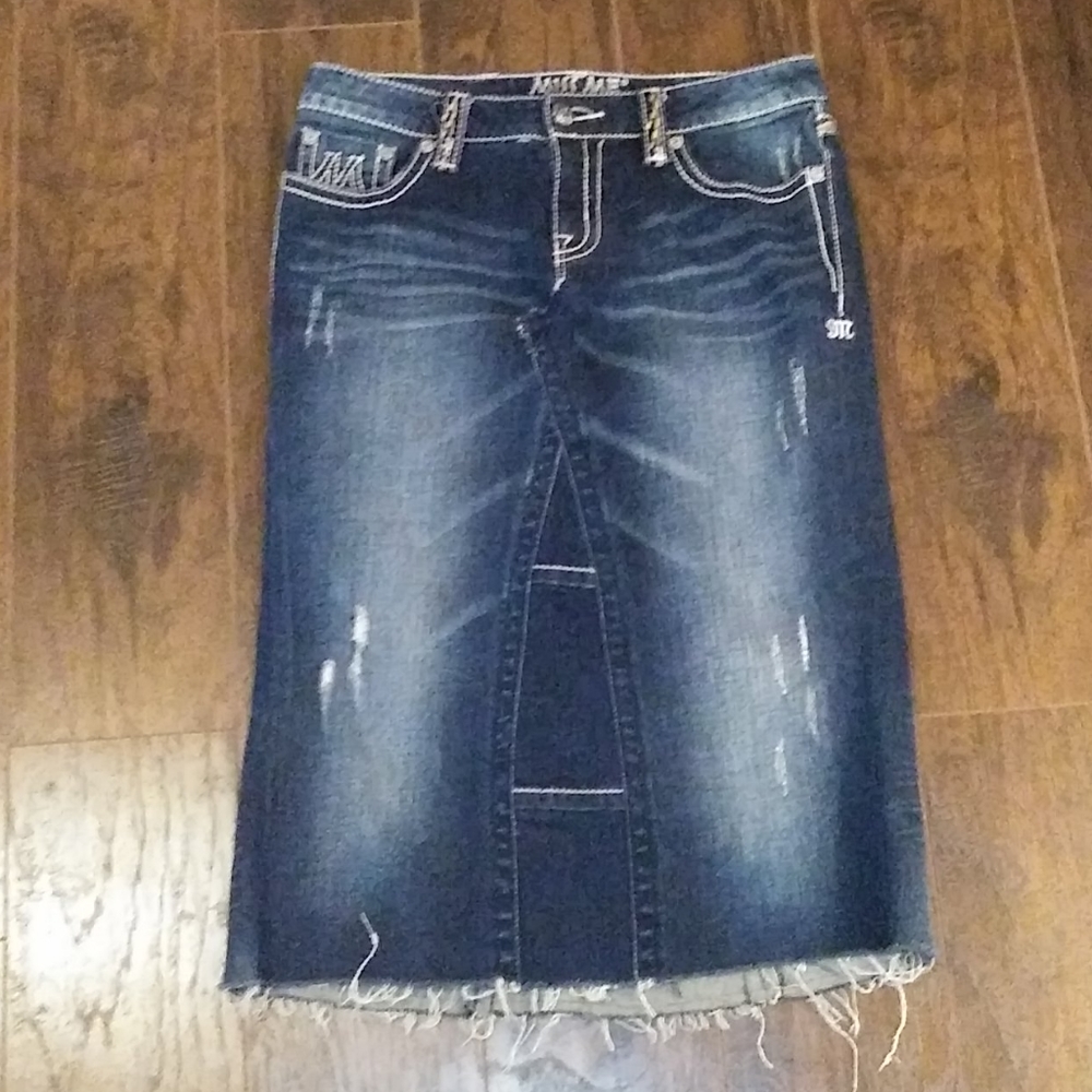 Miss Me denim skirt